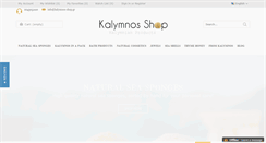 Desktop Screenshot of kalymnos-shop.gr
